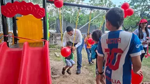 Fortaleciendo el tejido comunitario: Veolia inaugura espacio recreativo para los niños de Patio Bonito, en Barrancabermeja